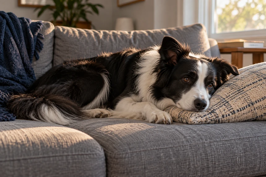 dog-resting-kennel-cough-recovery dog resting kennel cough recovery